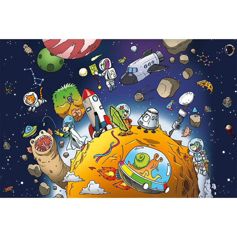 trefl-the-treflik-family-treflik-espace-puzzle-100-pi-ces-5-ans image 2