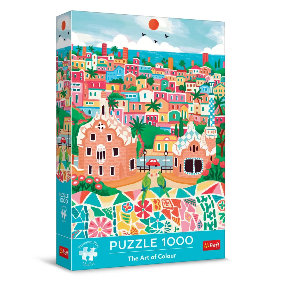 trefl-premium-plus-puzzle-1000-pi-ces-art-of-colour-barcelone image 1