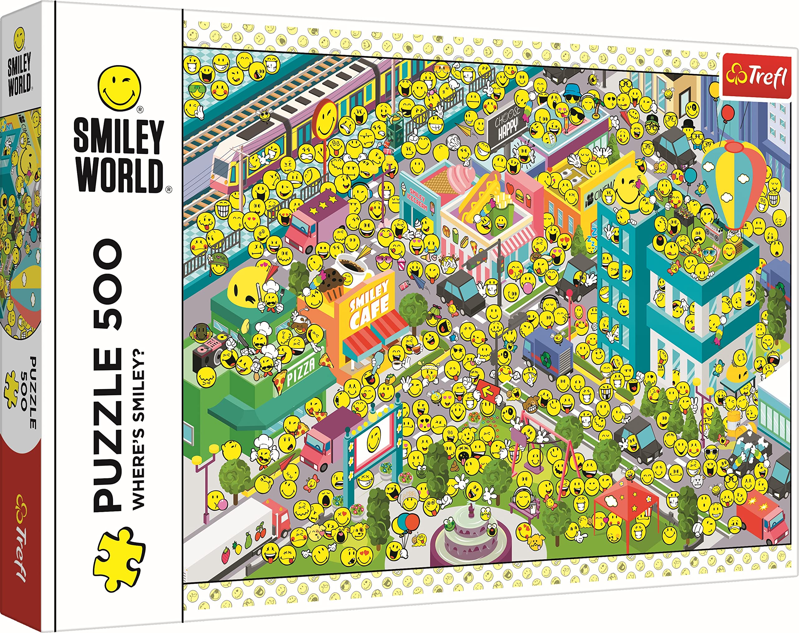 trefl-smiley-world-o-est-smiley-puzzle-500-pi-ces-ville image 1