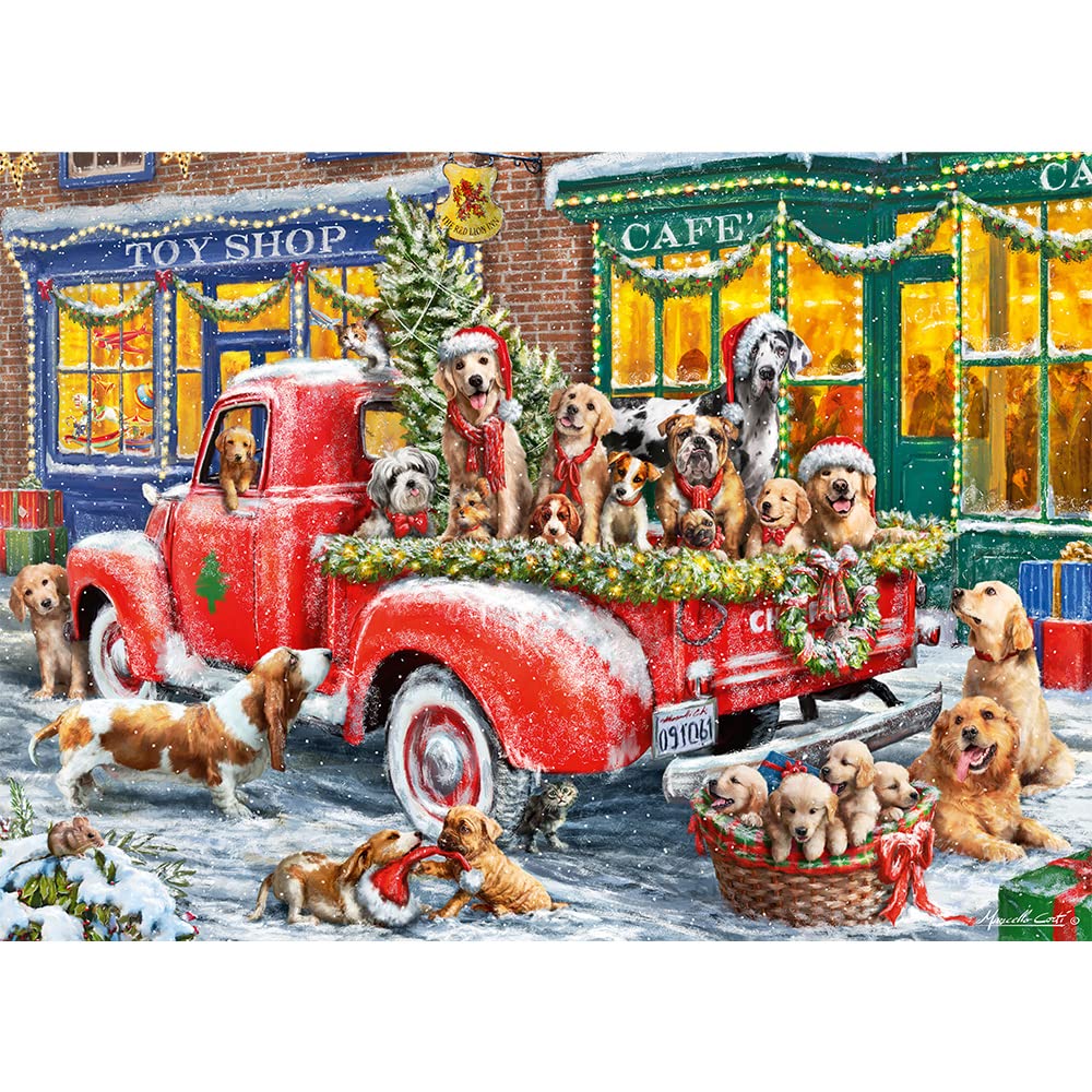 trefl-wood-craft-les-aides-du-p-re-no-l-puzzle-bois-1000 image 2