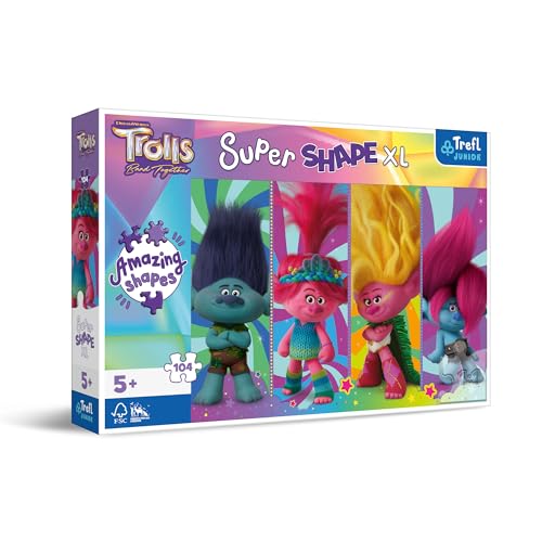 trefl-junior-trolls-puzzle-104-xxl-super-shape-5-ans image 8