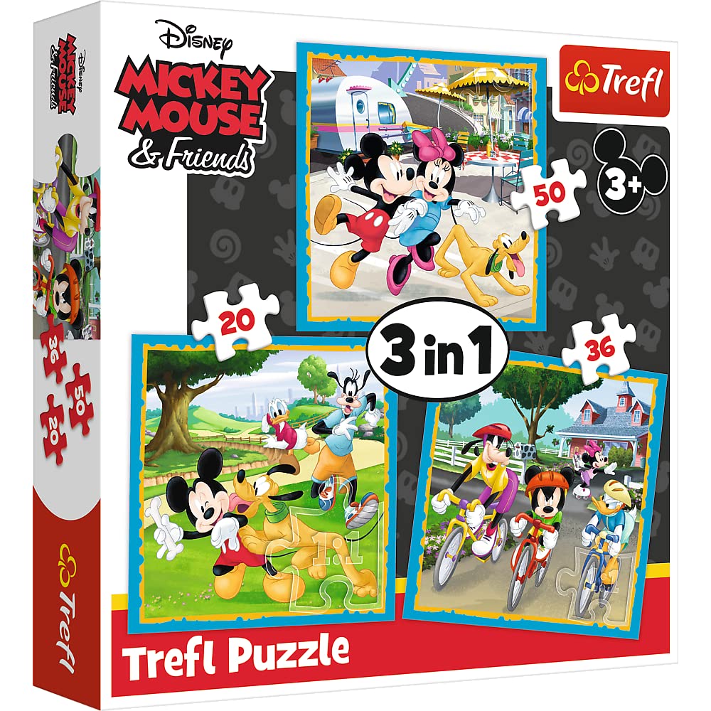 trefl-red-mickey-mouse-et-amis-puzzle-3-x-20-50-pi-ces image 1