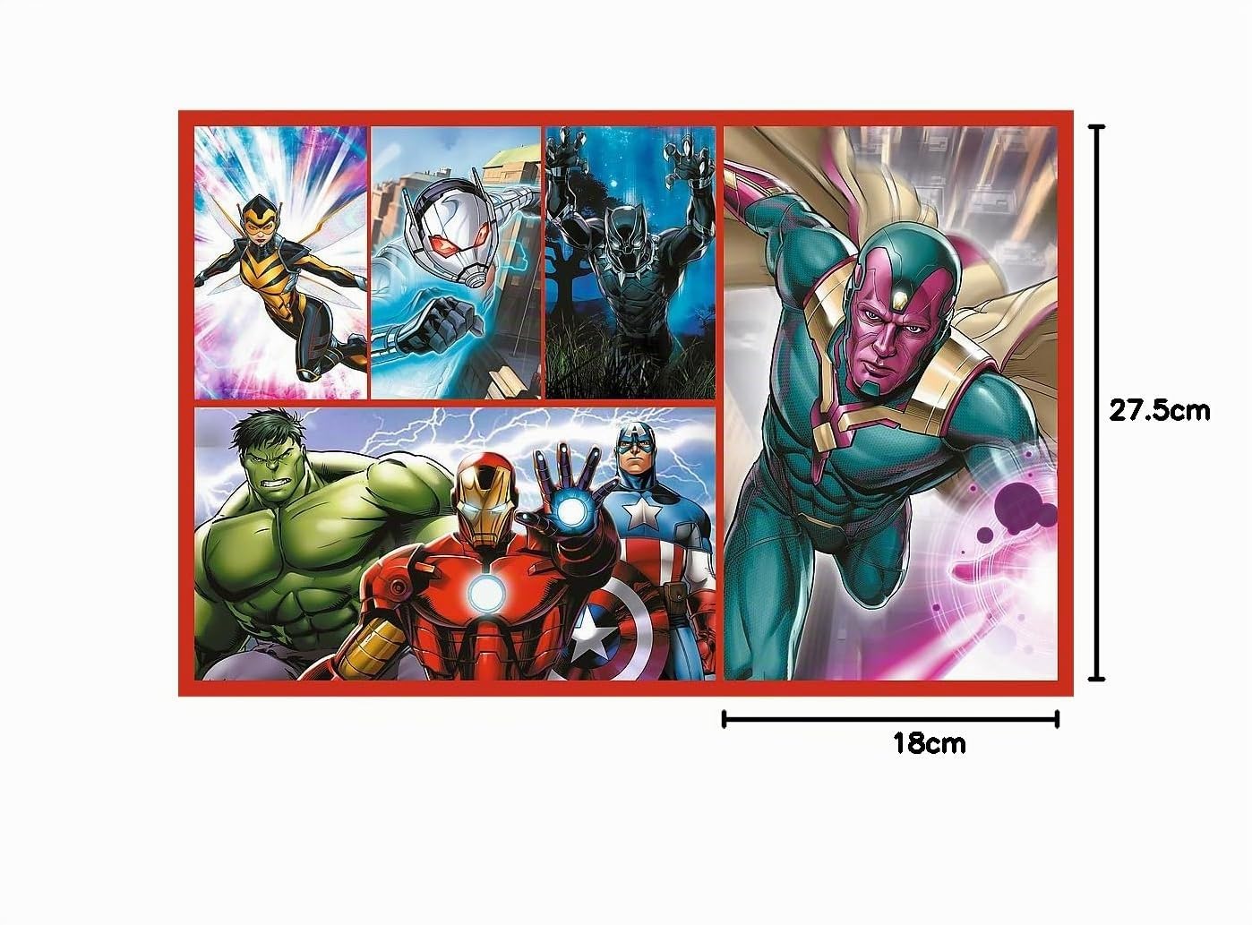 trefl-red-marvel-avengers-puzzle-enfant-2x70-pi-ces image 8