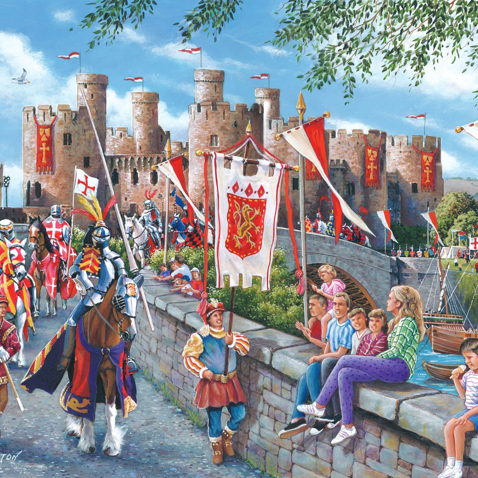 house-of-puzzles-castell-conwy-puzzle-1000-pi-ces-ch-teau image 3
