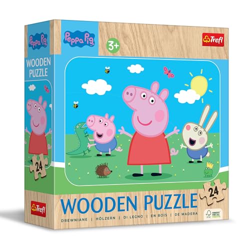 trefl-wood-craft-peppa-pig-puzzle-bois-24-pi-ces image 8