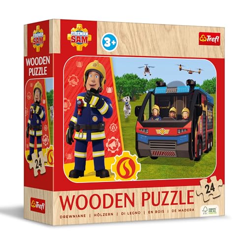 trefl-wood-craft-sam-le-pompier-puzzle-bois-24-pi-ces-3-ans image 8