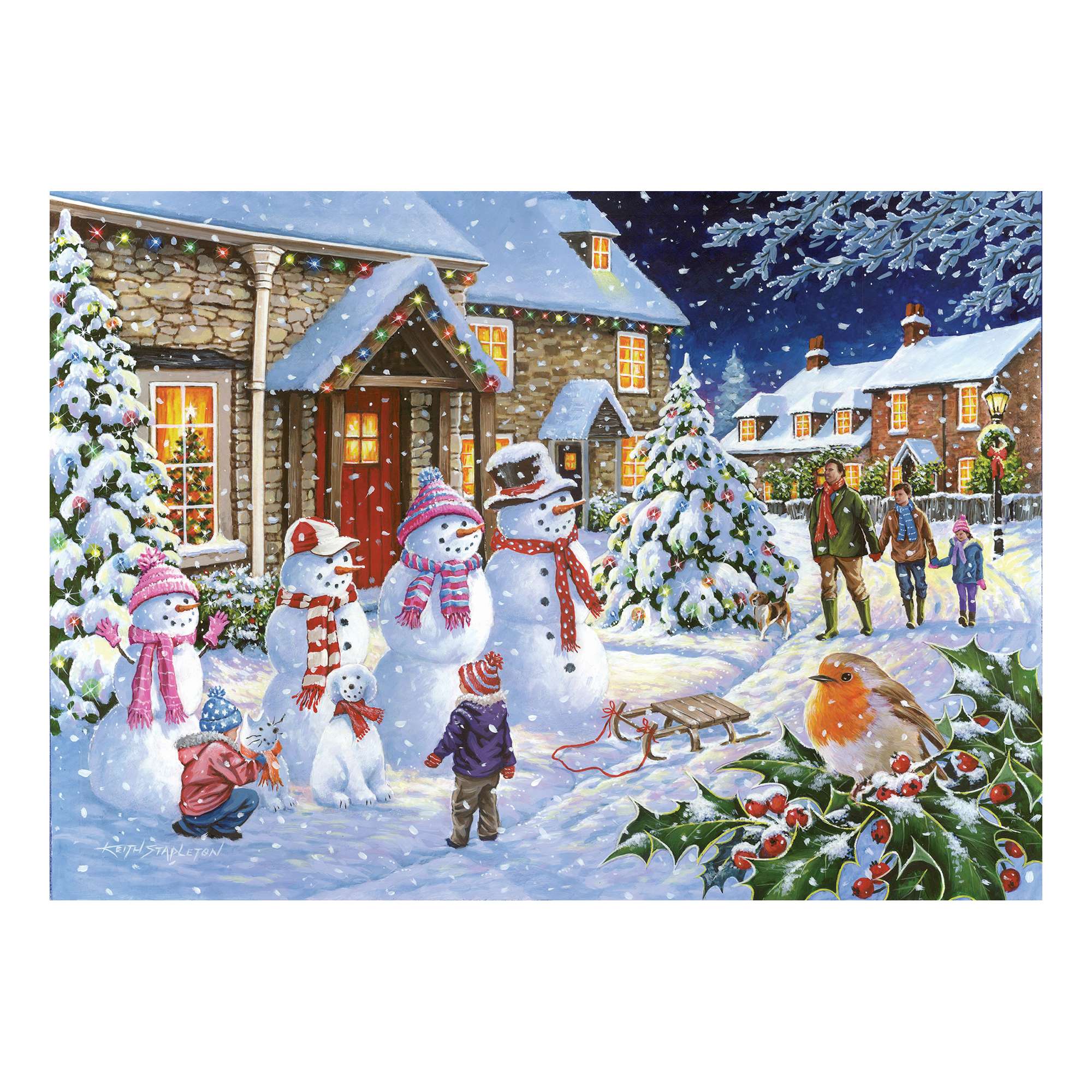 house-of-puzzles-let-it-snow-puzzle-4x500-pi-ces-hiver-no-l image 3