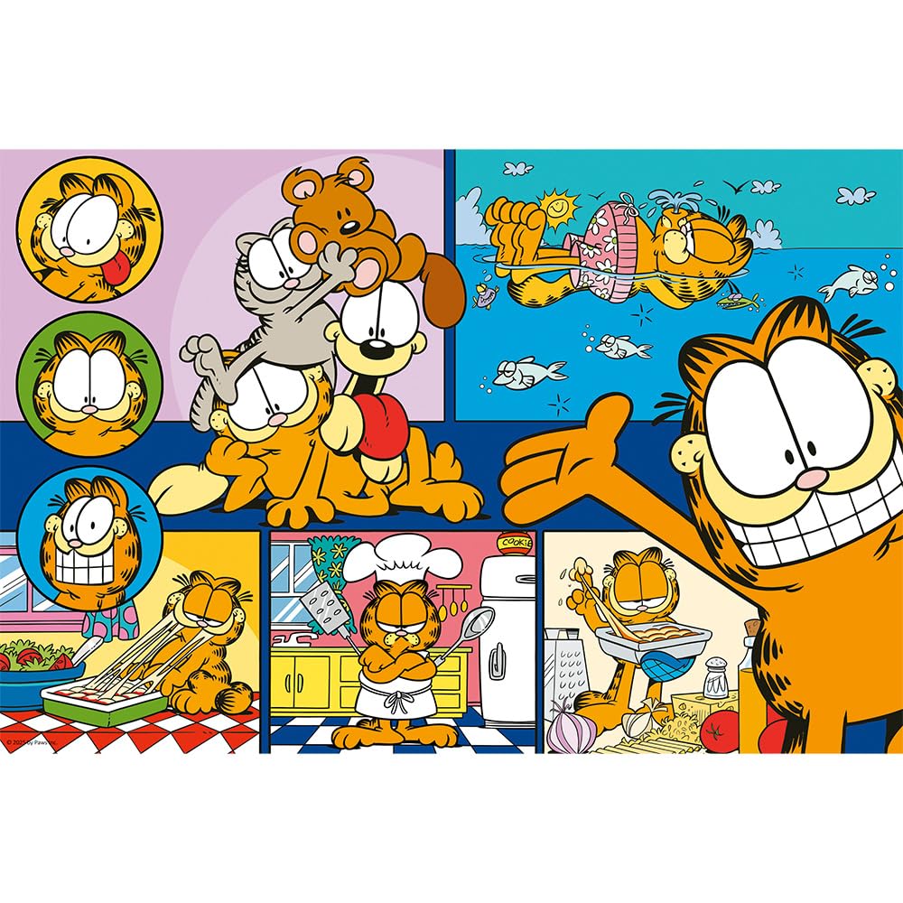 trefl-red-garfield-paresseux-puzzle-100-pi-ces-enfant-5-ans image 2