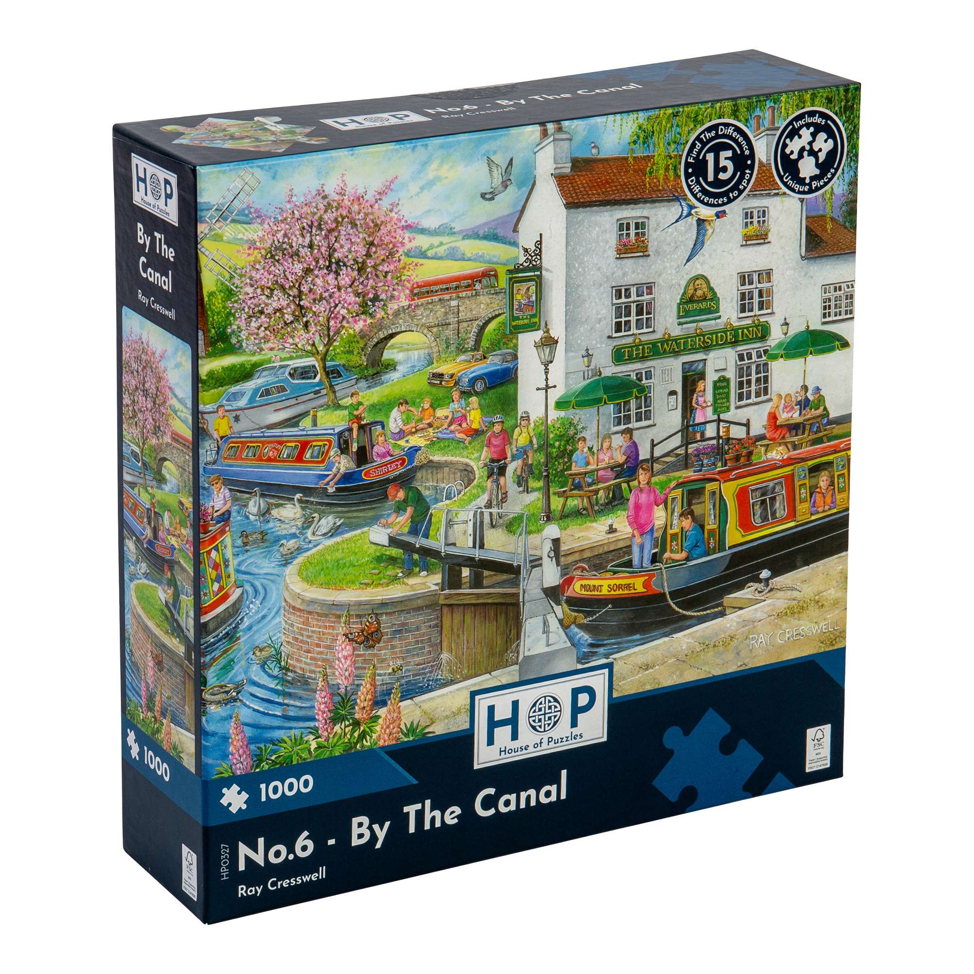 house-of-puzzles-no-6-by-the-canal-puzzle-1000-pi-ces-diff-rences image 1