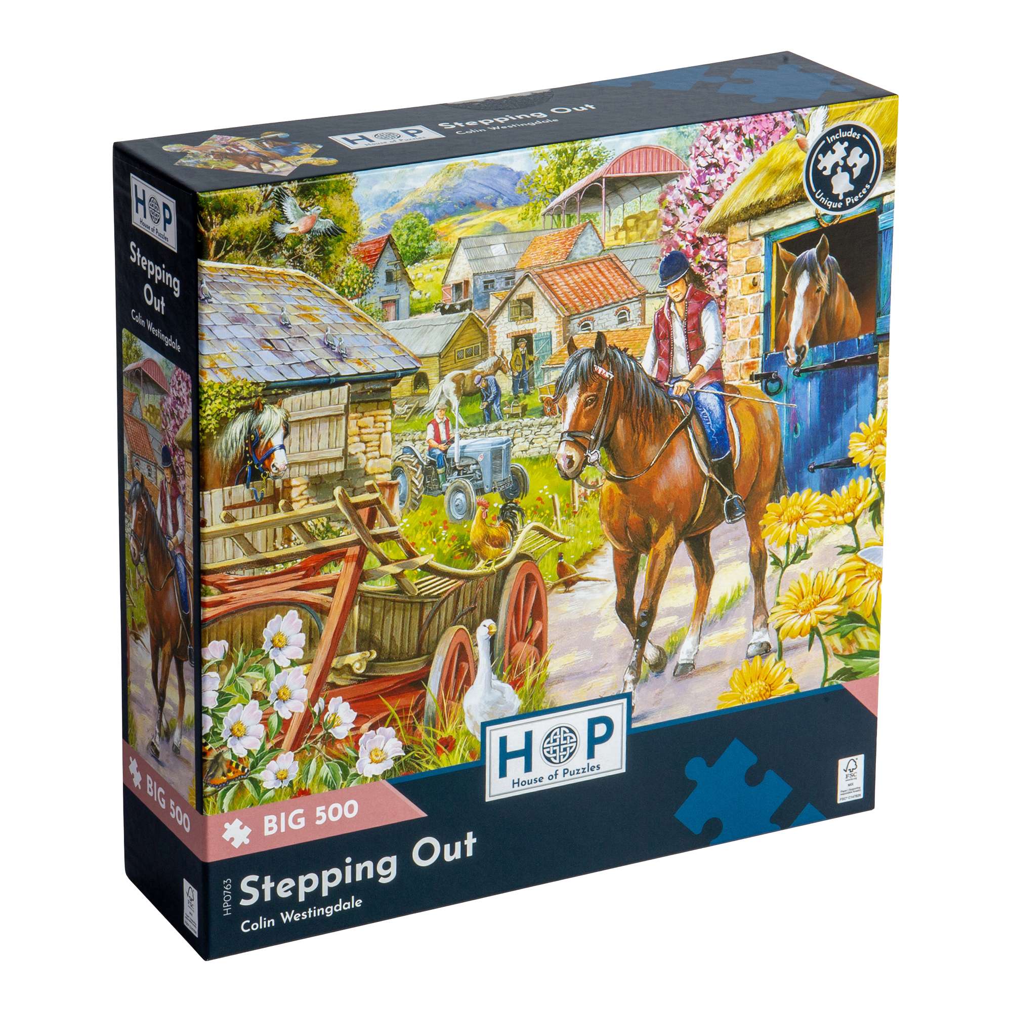 house-of-puzzles-big-500-puzzle-500-pi-ces-stepping-out-ferme image 1