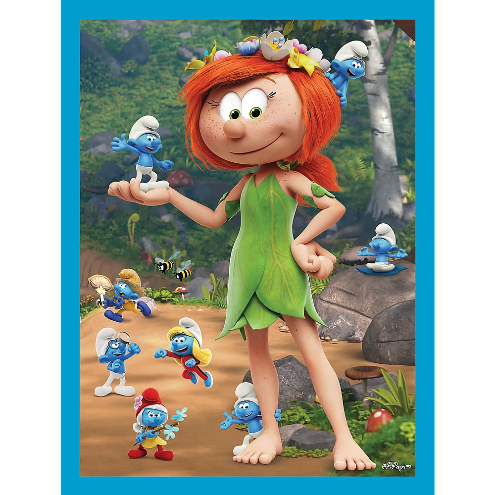 trefl-red-schtroumpfs-3-en-1-puzzle-30-48-pi-ces-memory image 6