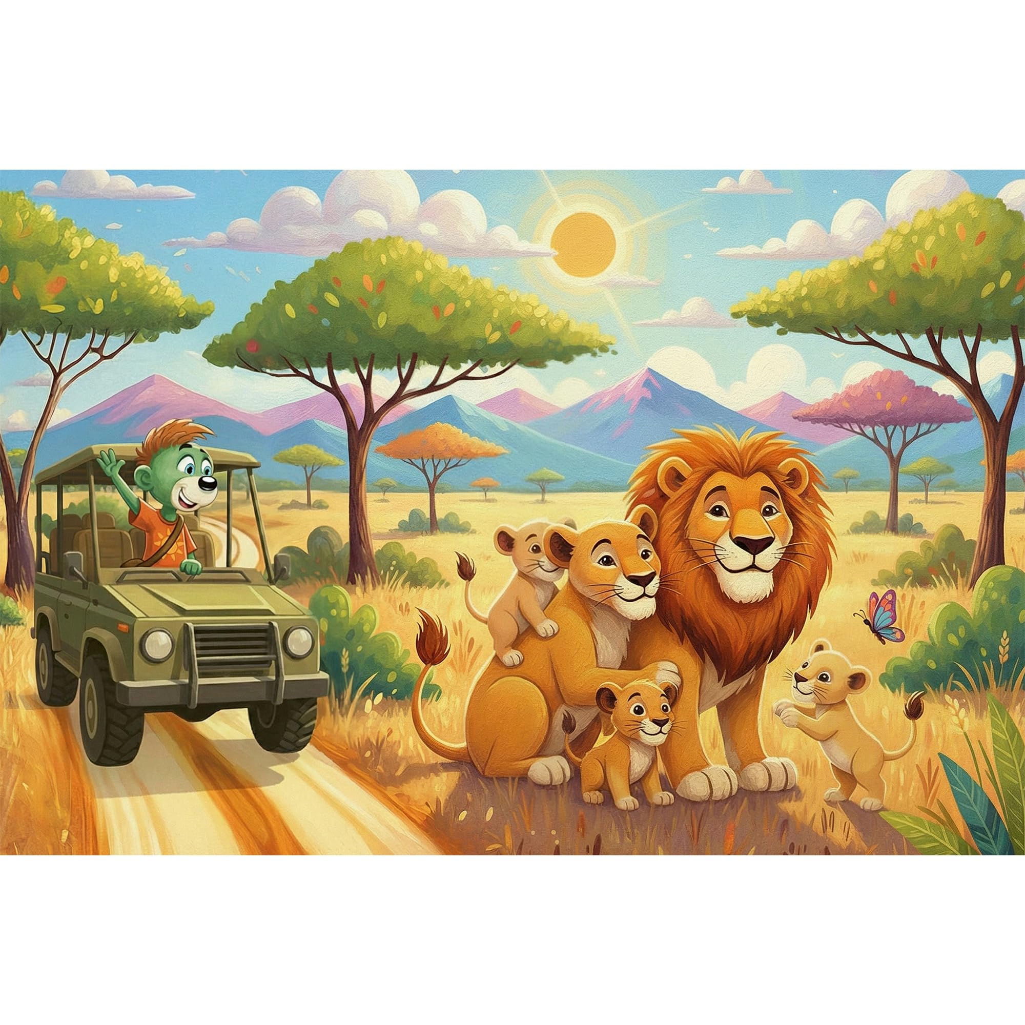 trefl-the-treflik-family-lions-puzzle-100-pi-ces-d-s-5-ans image 2