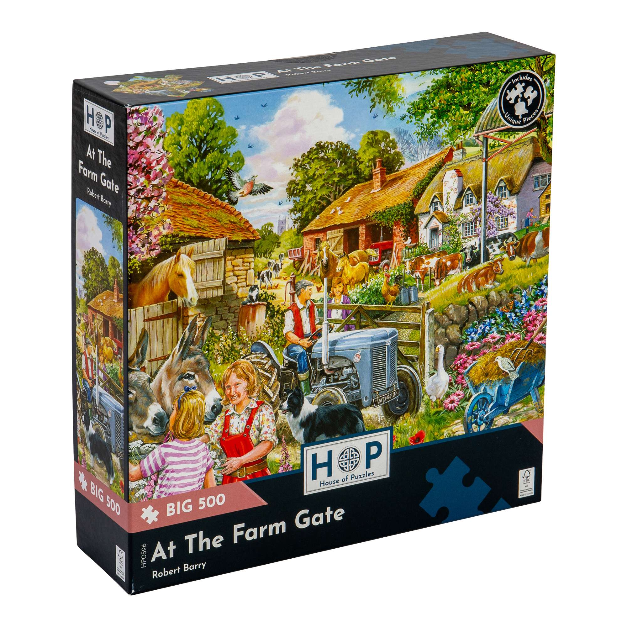 house-of-puzzles-at-the-farm-gate-puzzle-500-pi-ces-xl-ferme image 1
