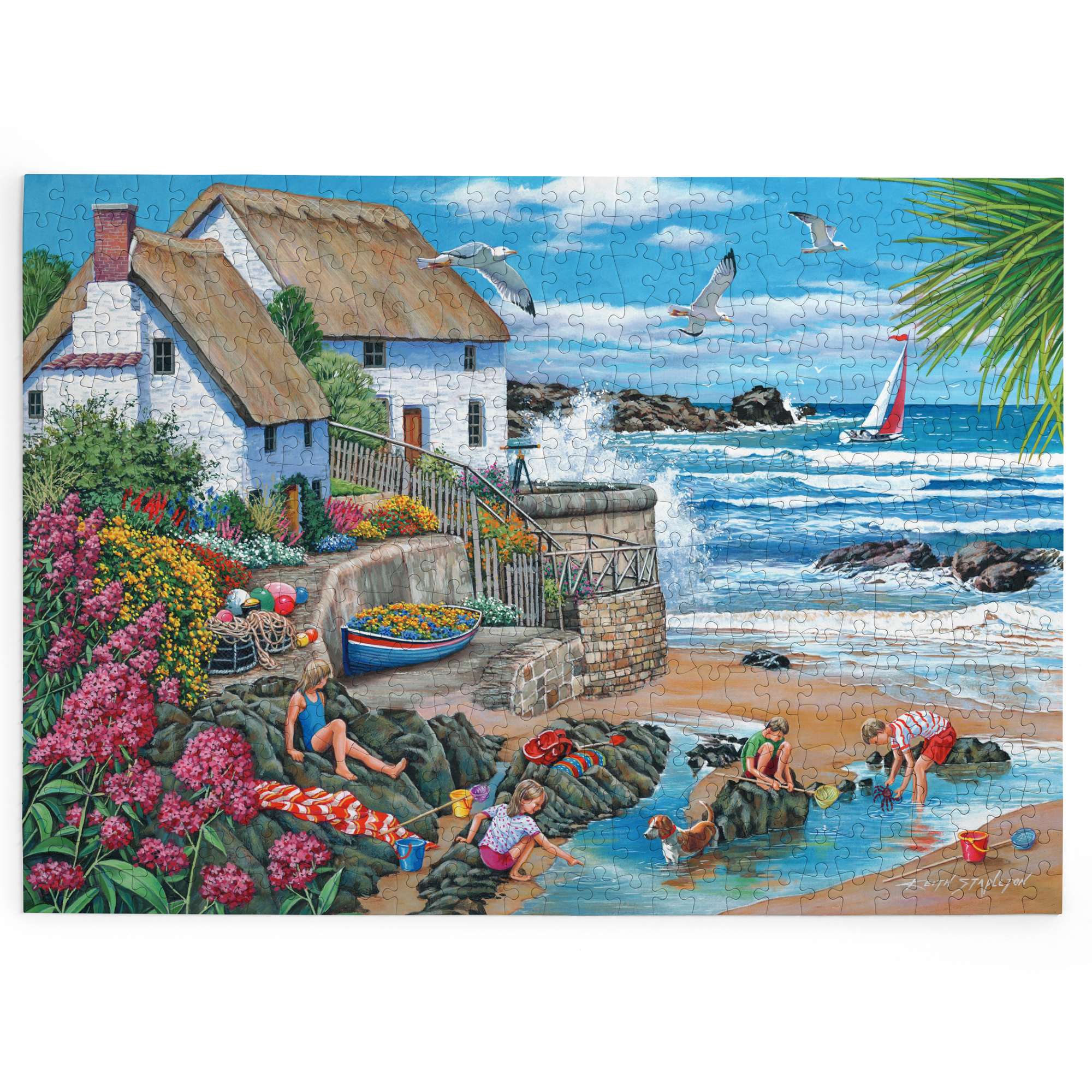 house-of-puzzles-big-500-seaspray-cottages-puzzle-500-pi-ces image 2