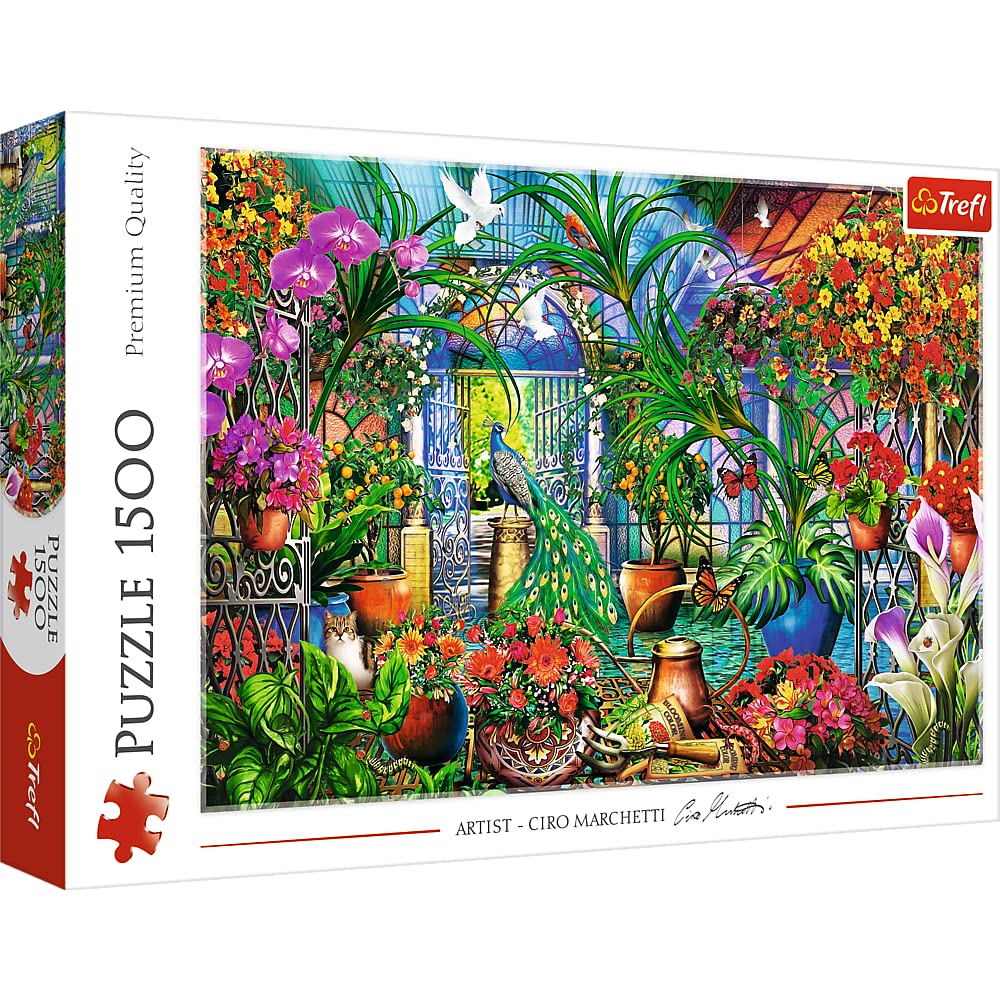 trefl-red-jardin-secret-puzzle-1500-pi-ces-ciro-marchetti image 1