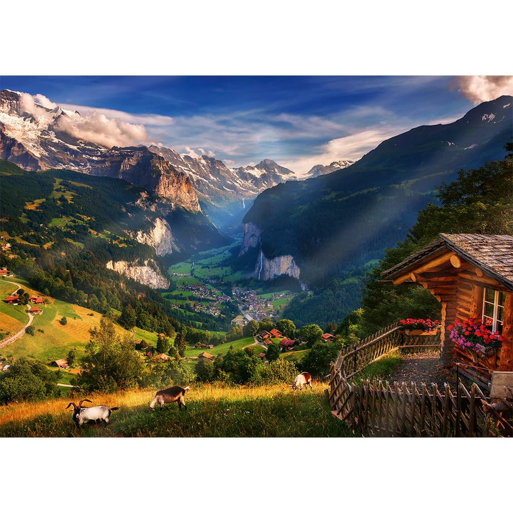 trefl-premium-plus-lauterbrunnen-puzzle-photo-1000-pi-ces-poster image 2