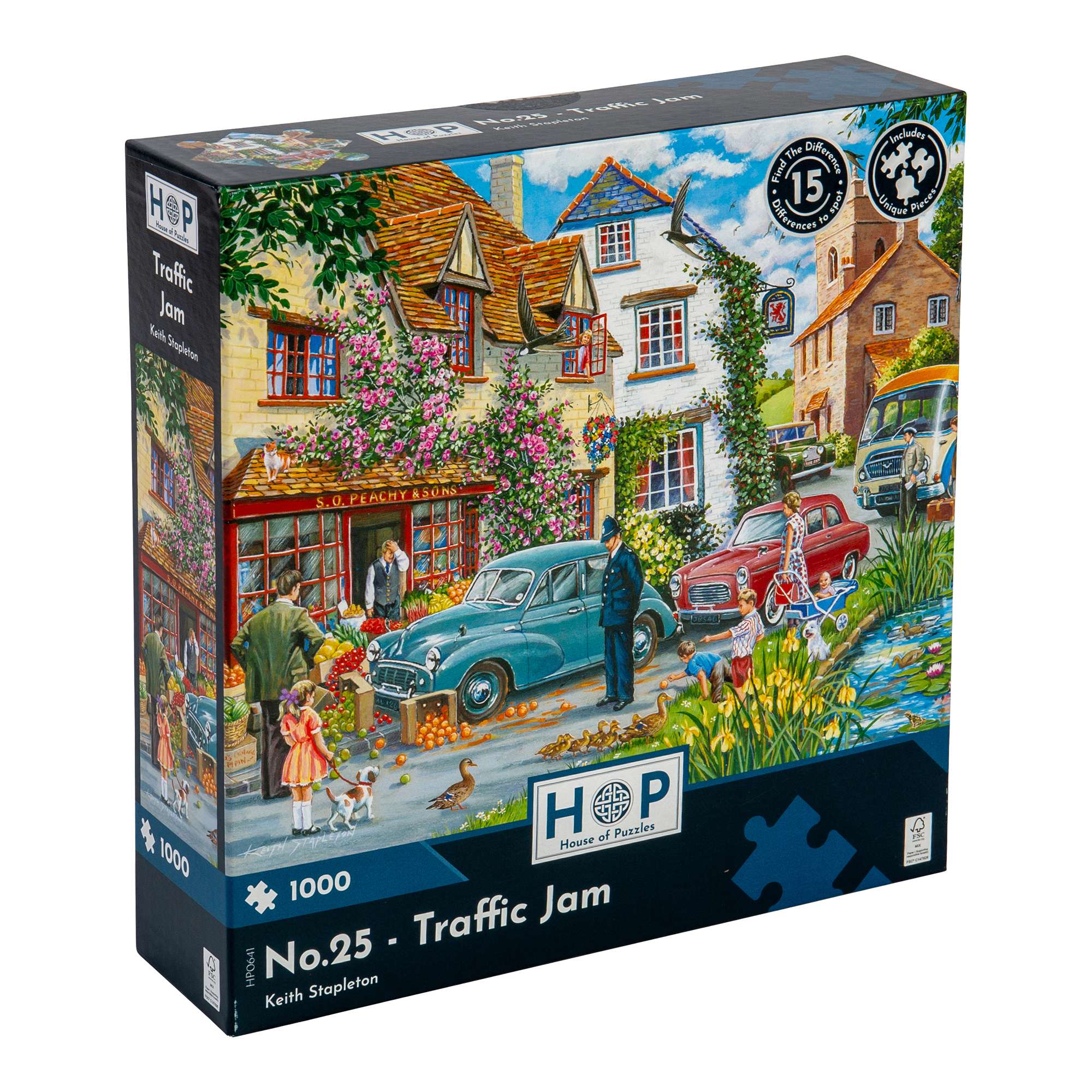 house-of-puzzles-no-25-traffic-jam-puzzle-1000-pi-ces-diff-rence image 1