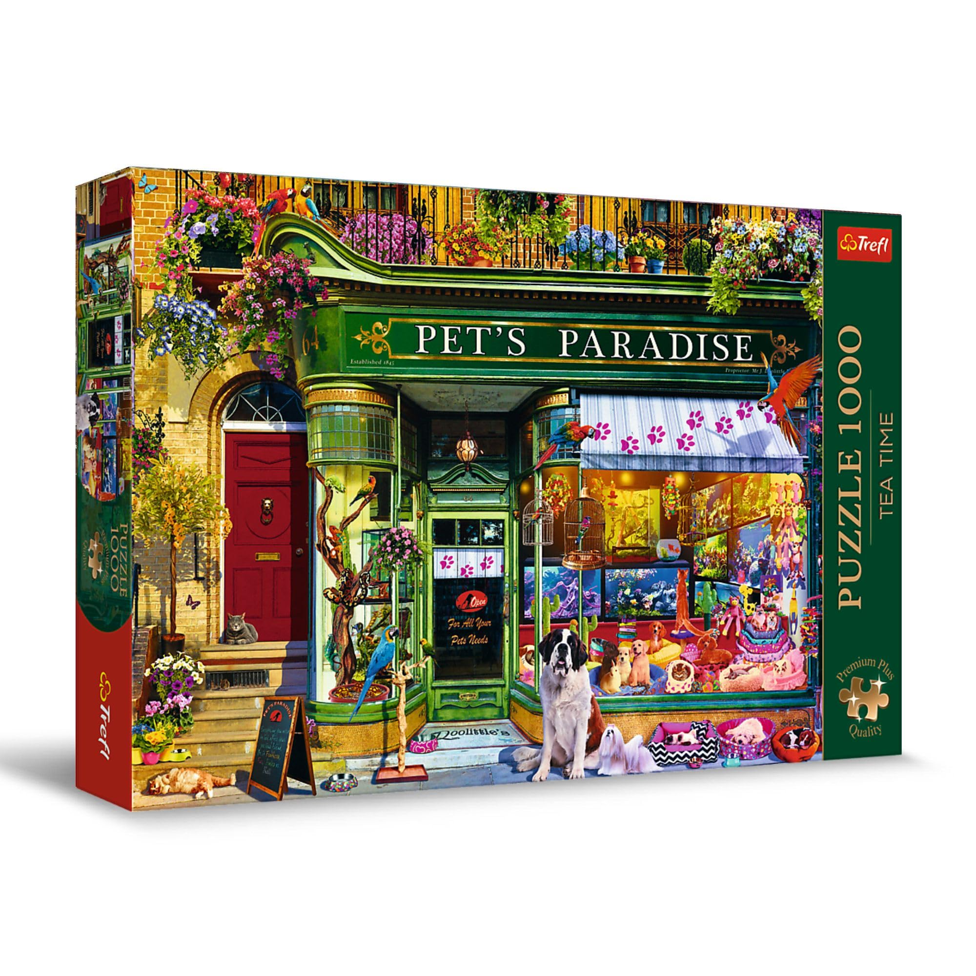 trefl-premium-plus-tea-time-paradis-animaux-puzzle-1000-pi-ces image 1