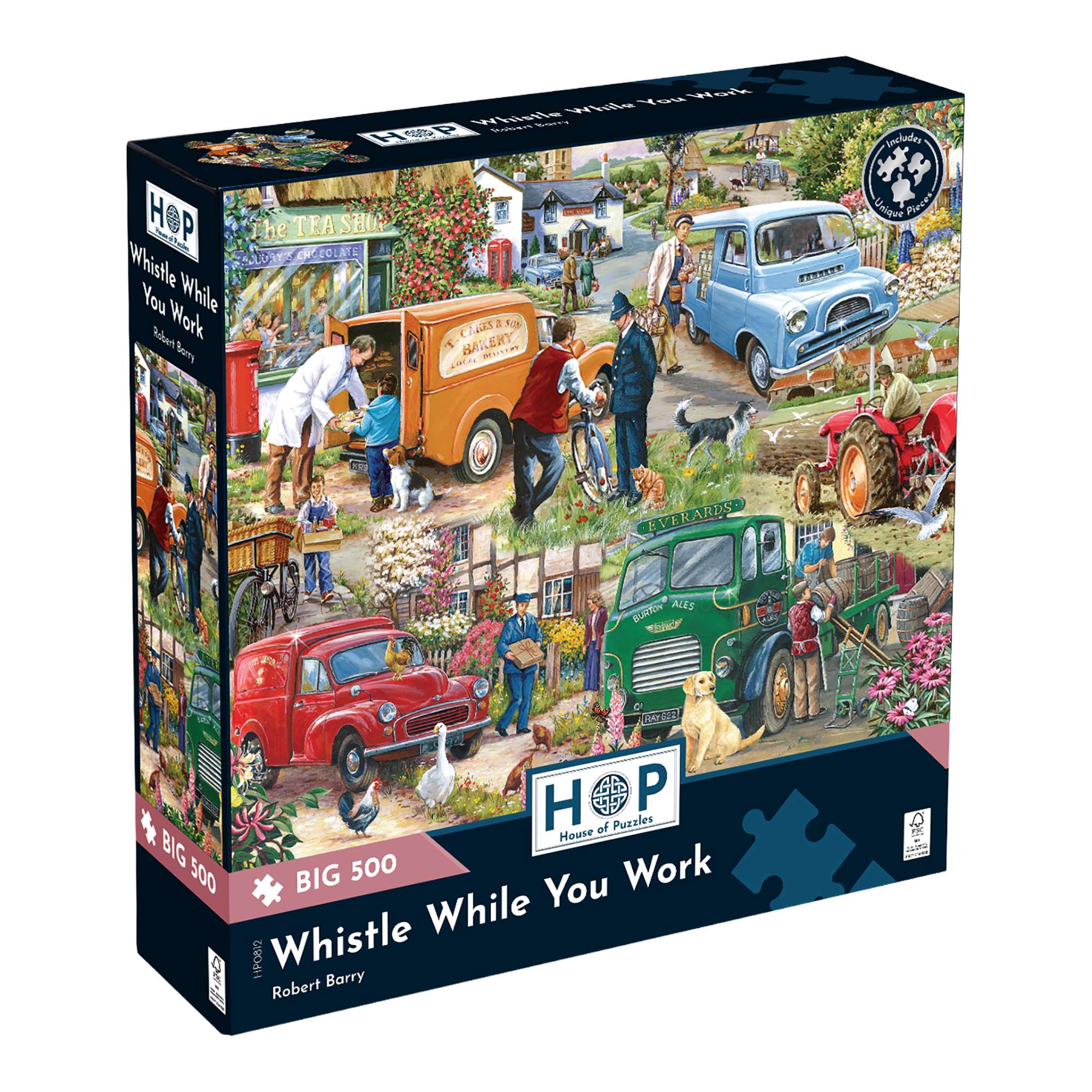 house-of-puzzles-whistle-while-you-work-puzzle-500-pi-ces-grandes image 1