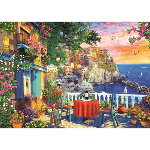 trefl-red-puzzle-1000-pi-ces-vue-sur-cinque-terre image 8