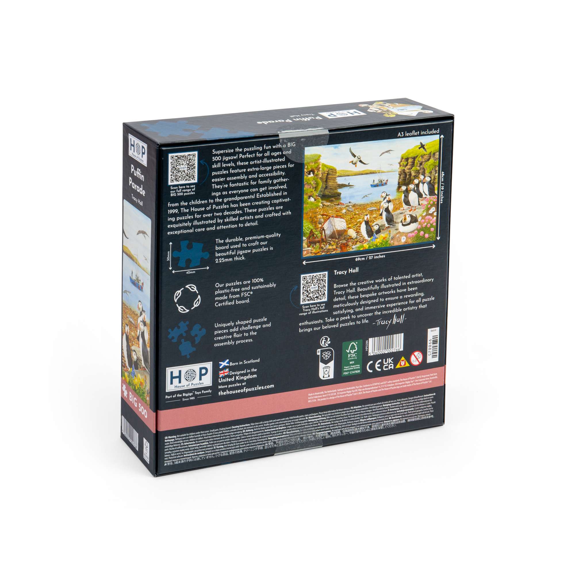 house-of-puzzles-big-500-puzzle-puffin-parade-500-grandes-pi-ces image 3