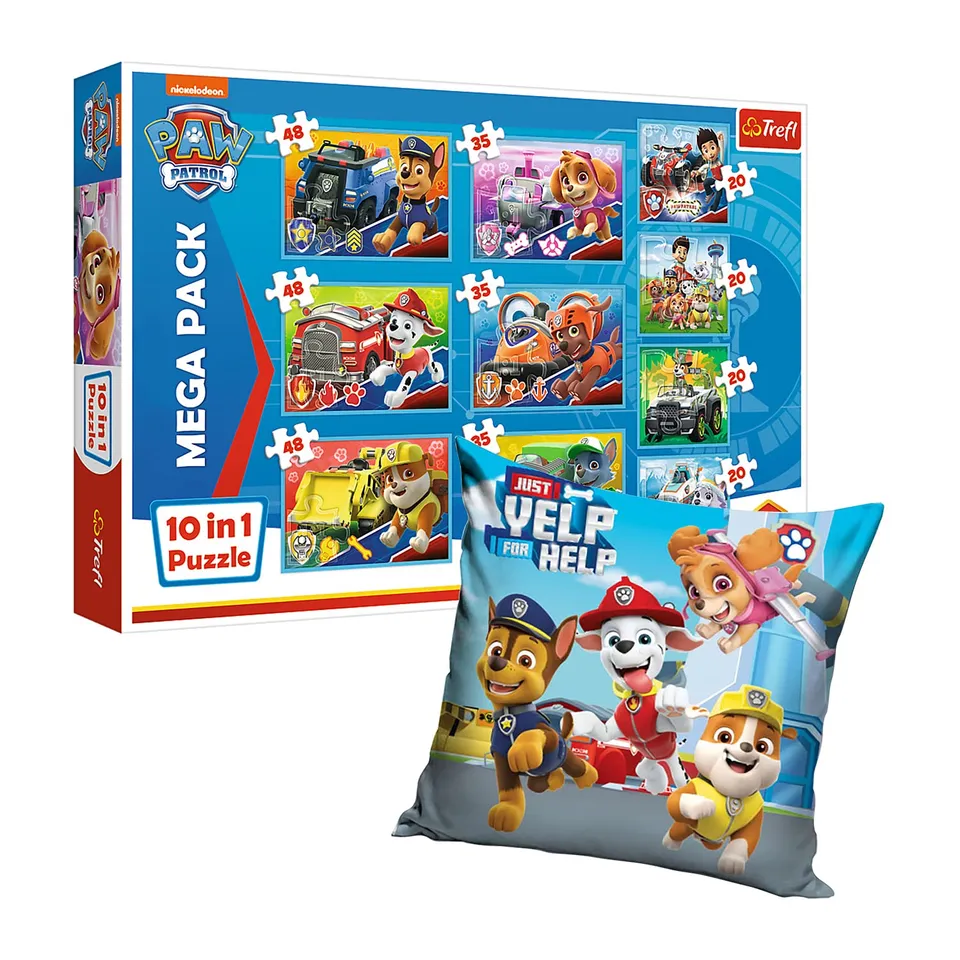trefl-l-quipe-paw-patrol-puzzle-coussin-10-sets-4-ans image 1