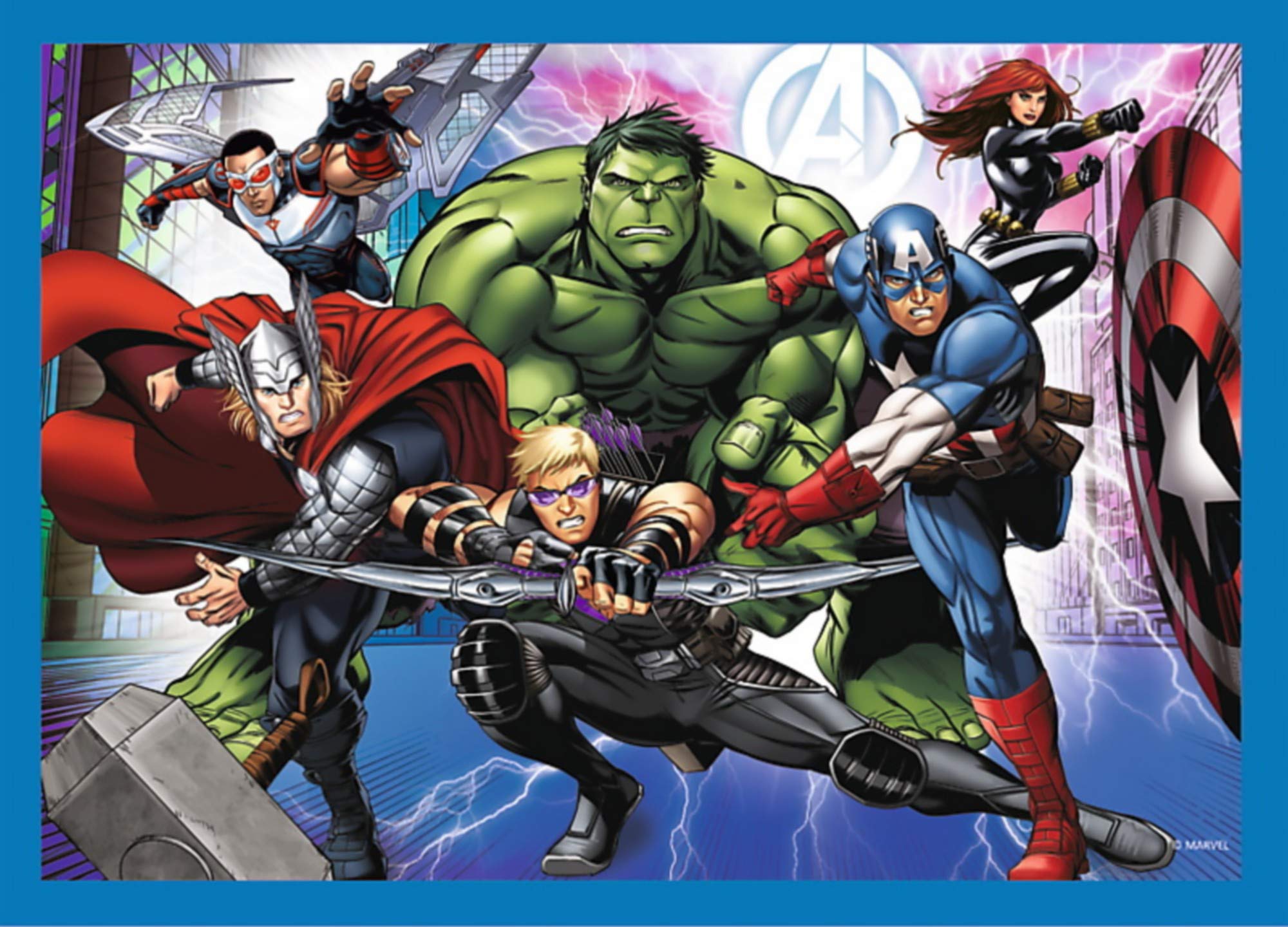 trefl-red-puzzle-4en1-marvel-avengers-35-70-d-s-4-ans image 4