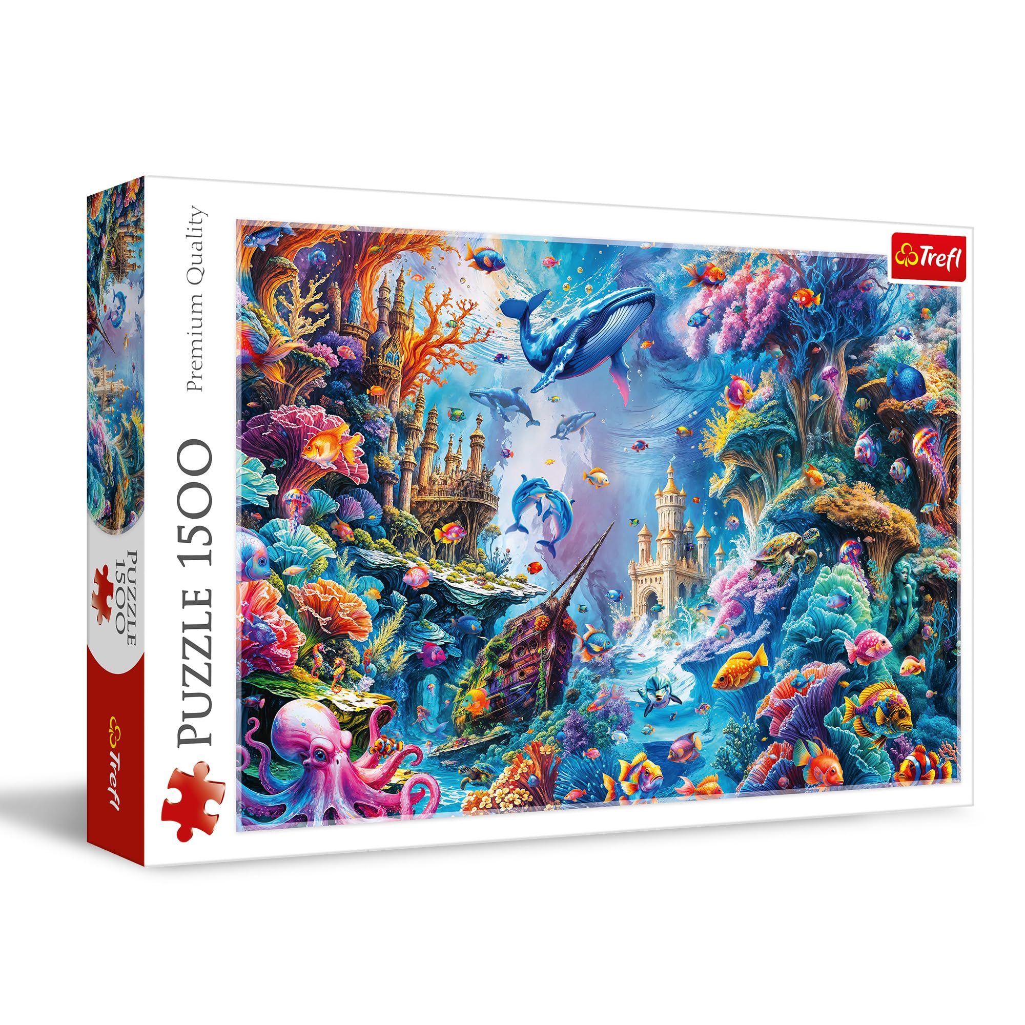 trefl-red-winter-time-puzzle-1000-pi-ces-montagne-hiver-14-ans image 1