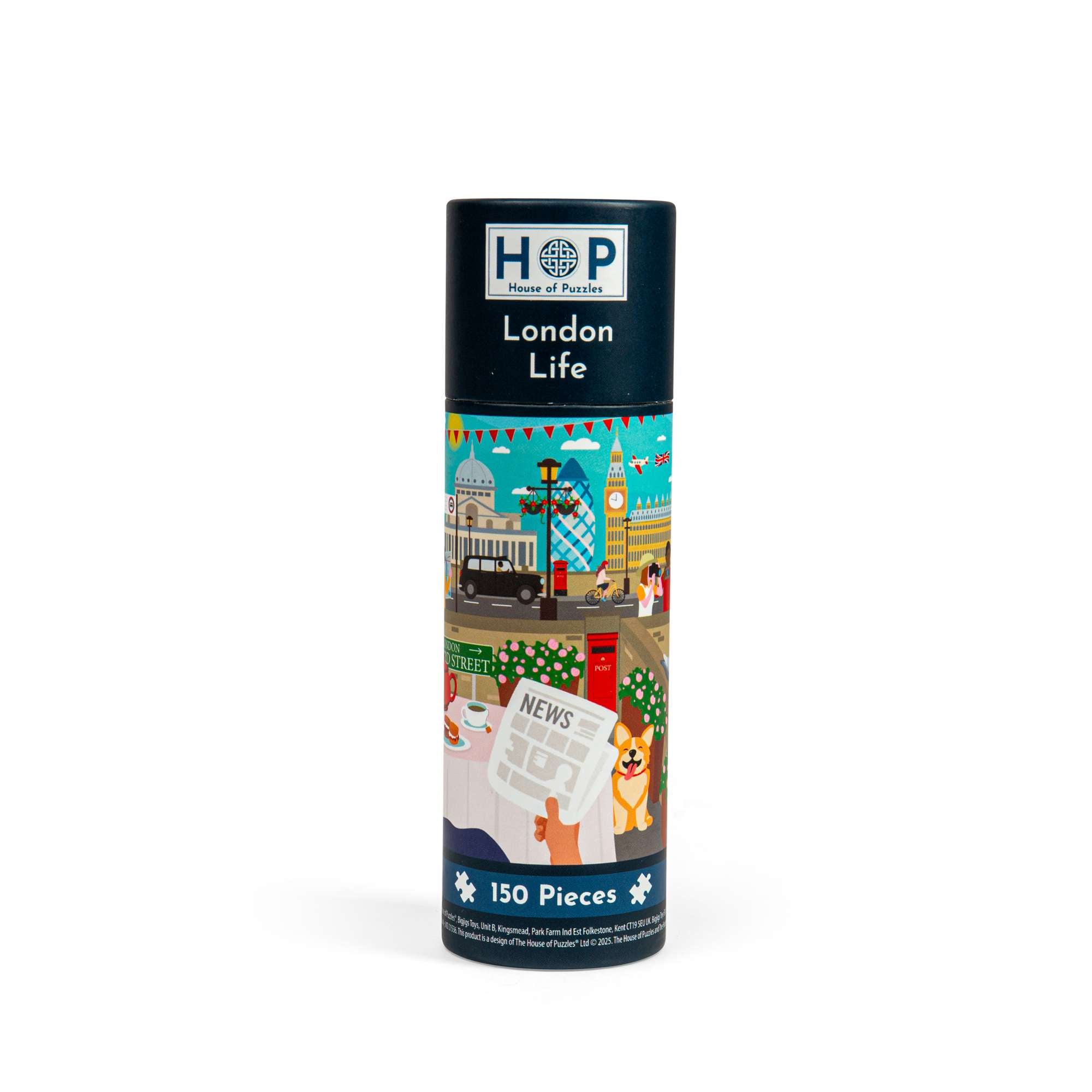 house-of-puzzles-mini-london-life-puzzle-150-pi-ces-tube-voyage image 1