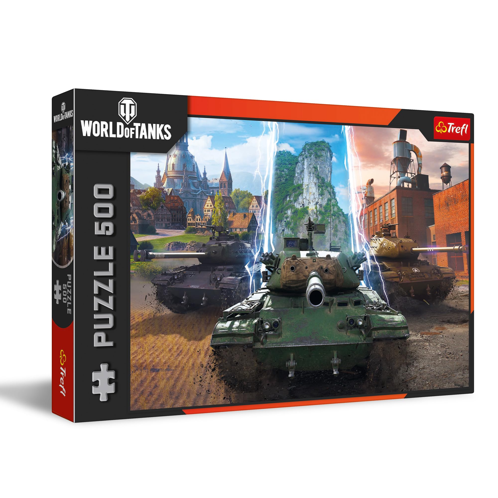 trefl-world-of-tanks-puzzle-500-pi-ces-chars-action image 1