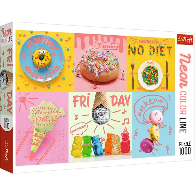 trefl-premium-plus-une-douce-semaine-puzzle-1000-neon image 1