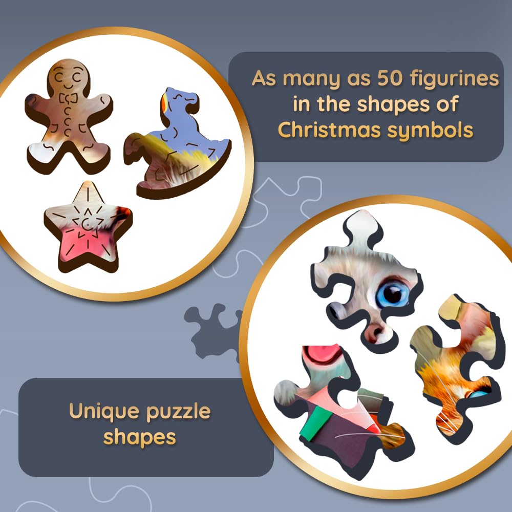 trefl-wood-craft-chatons-de-no-l-puzzle-bois-500-1-pi-ces image 5