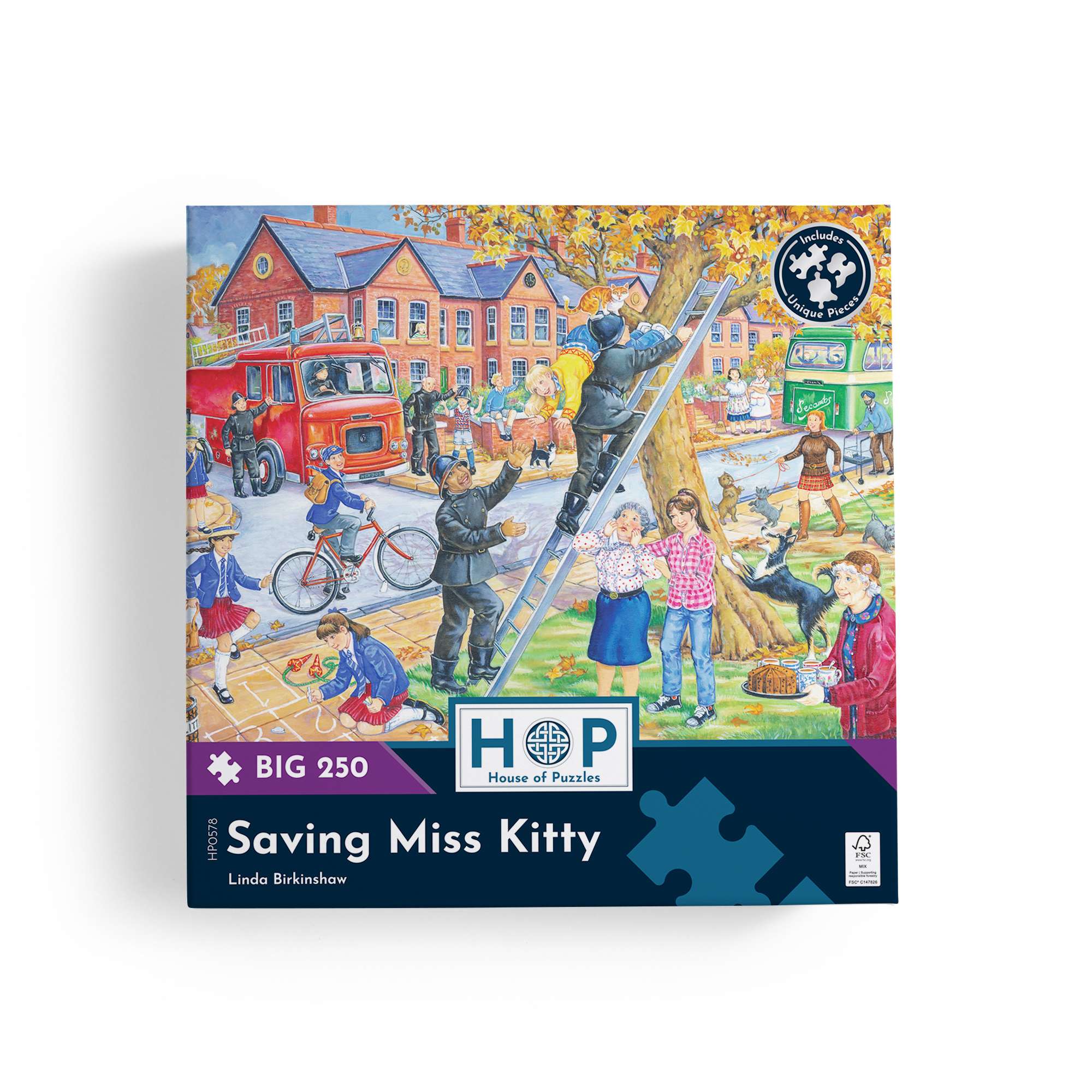 house-of-puzzles-saving-miss-kitty-puzzle-250-extra-larges-famille image 4