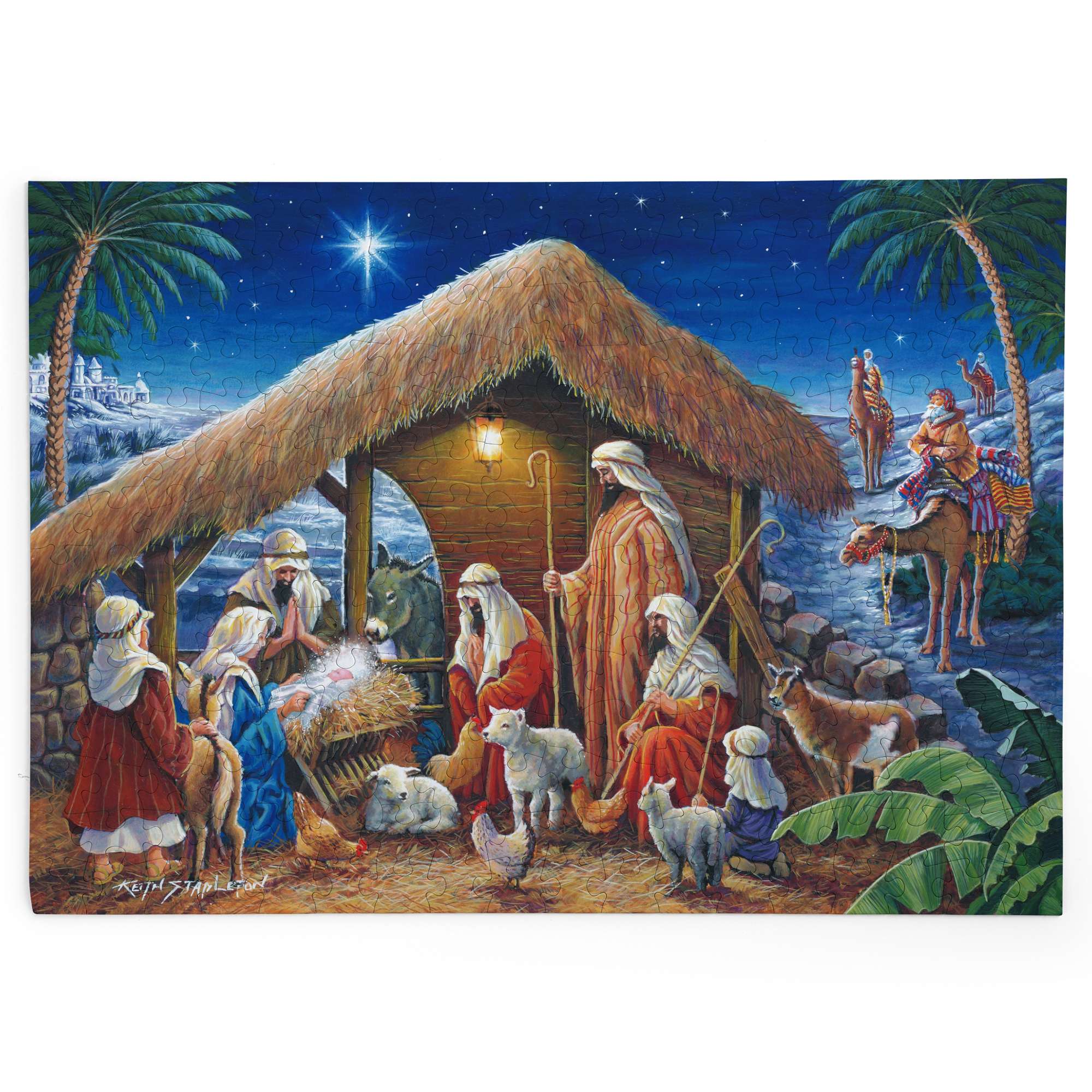 house-of-puzzles-away-in-a-manger-puzzle-250-no-l-xl image 2