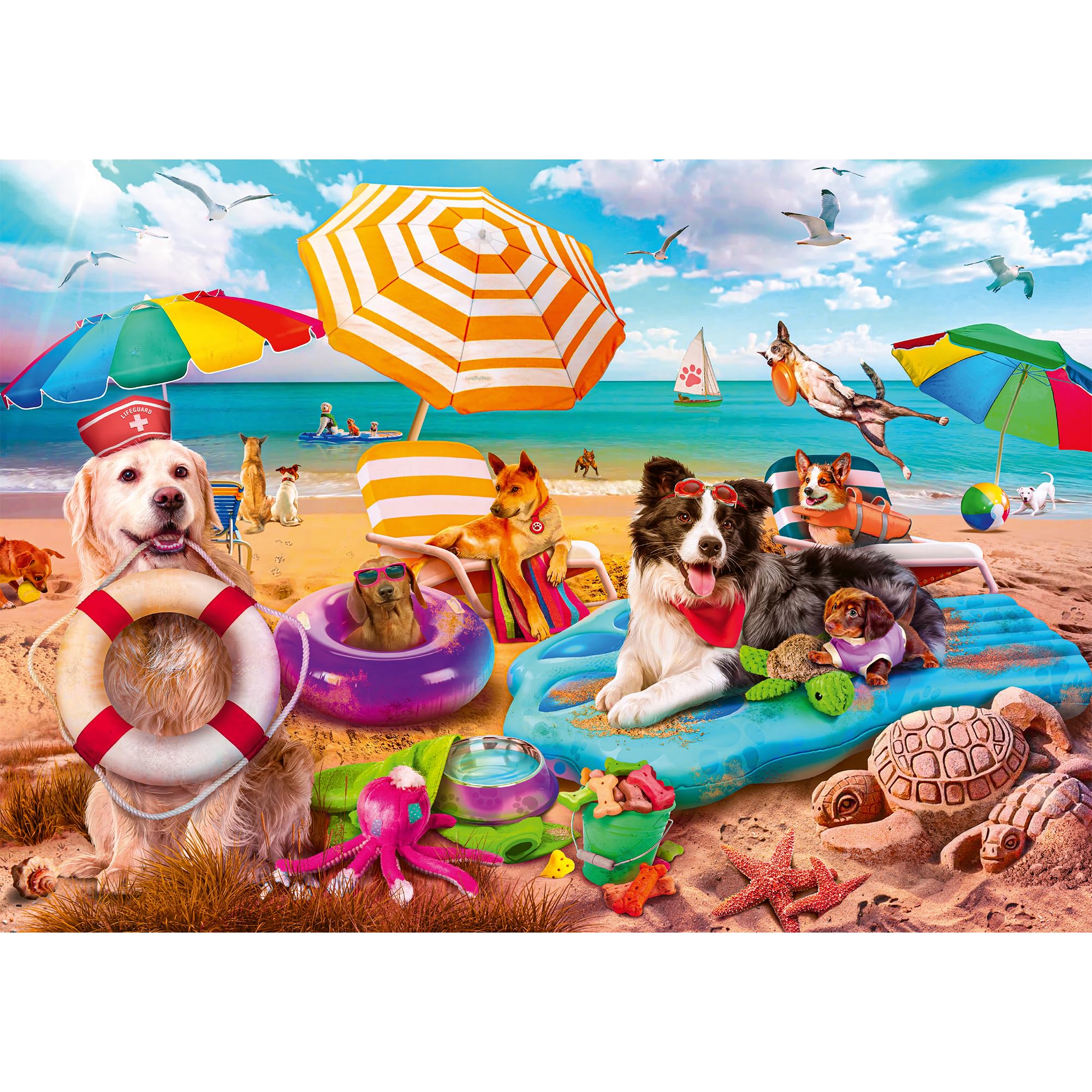 trefl-red-holiday-time-puzzle-2x500-pi-ces-10-ans image 2