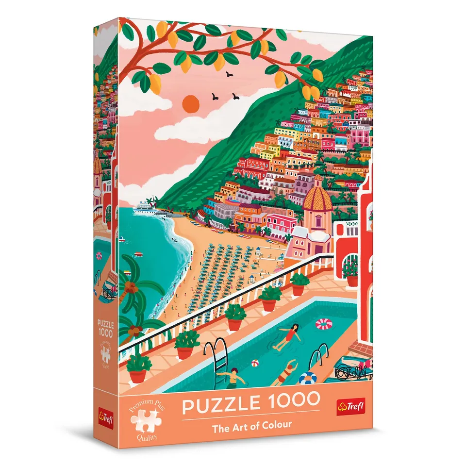 trefl-premium-plus-the-art-of-colour-puzzle-1000-pieces-positano image 1