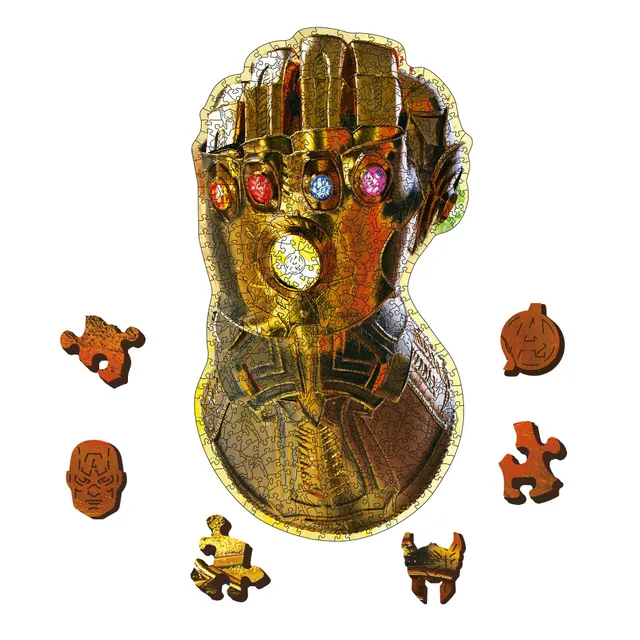 trefl-wood-craft-marvel-avengers-puzzle-bois-500-5-pi-ces-gant image 1