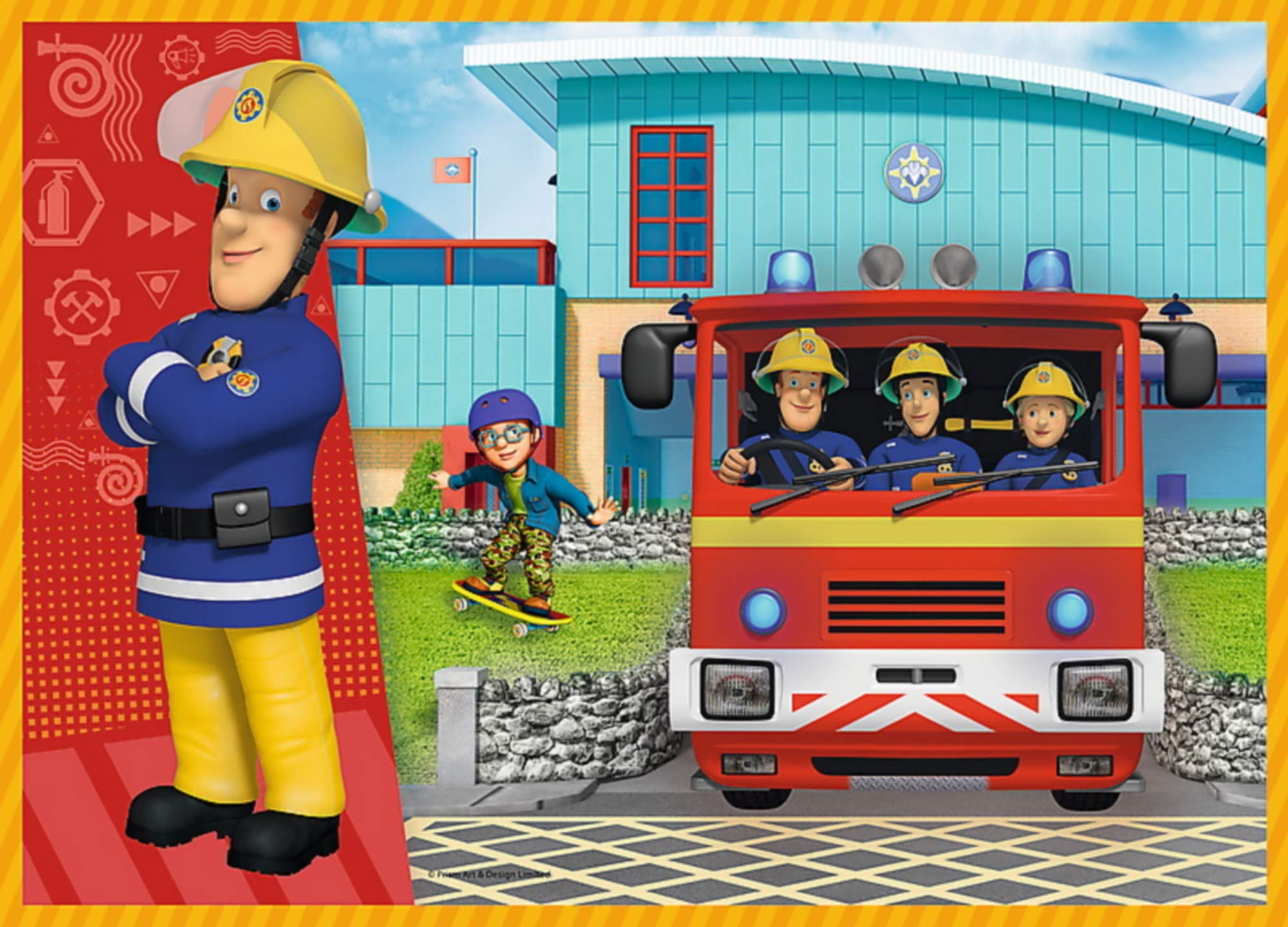 trefl-red-34311-sam-le-pompier-puzzle-4-en-1-35-70 image 5