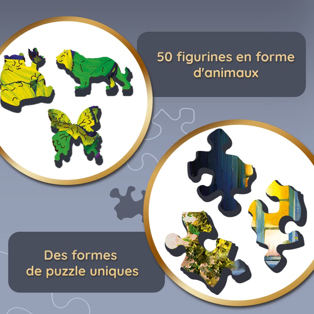 trefl-wood-craft-papillons-arc-en-ciel-501-pcs-puzzle-bois image 5