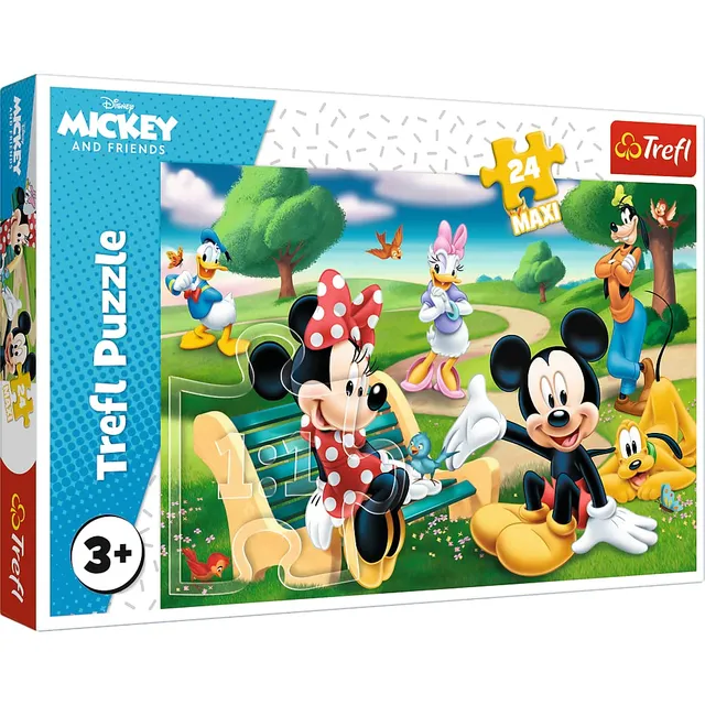 trefl-red-mickey-mouse-puzzle-24-maxi-pi-ces-d-s-3-ans image 1