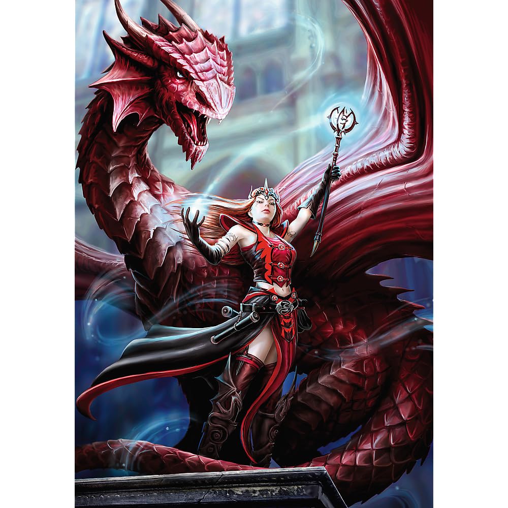 trefl-premium-plus-mage-ecarlate-puzzle-1000-pi-ces-dragon image 2