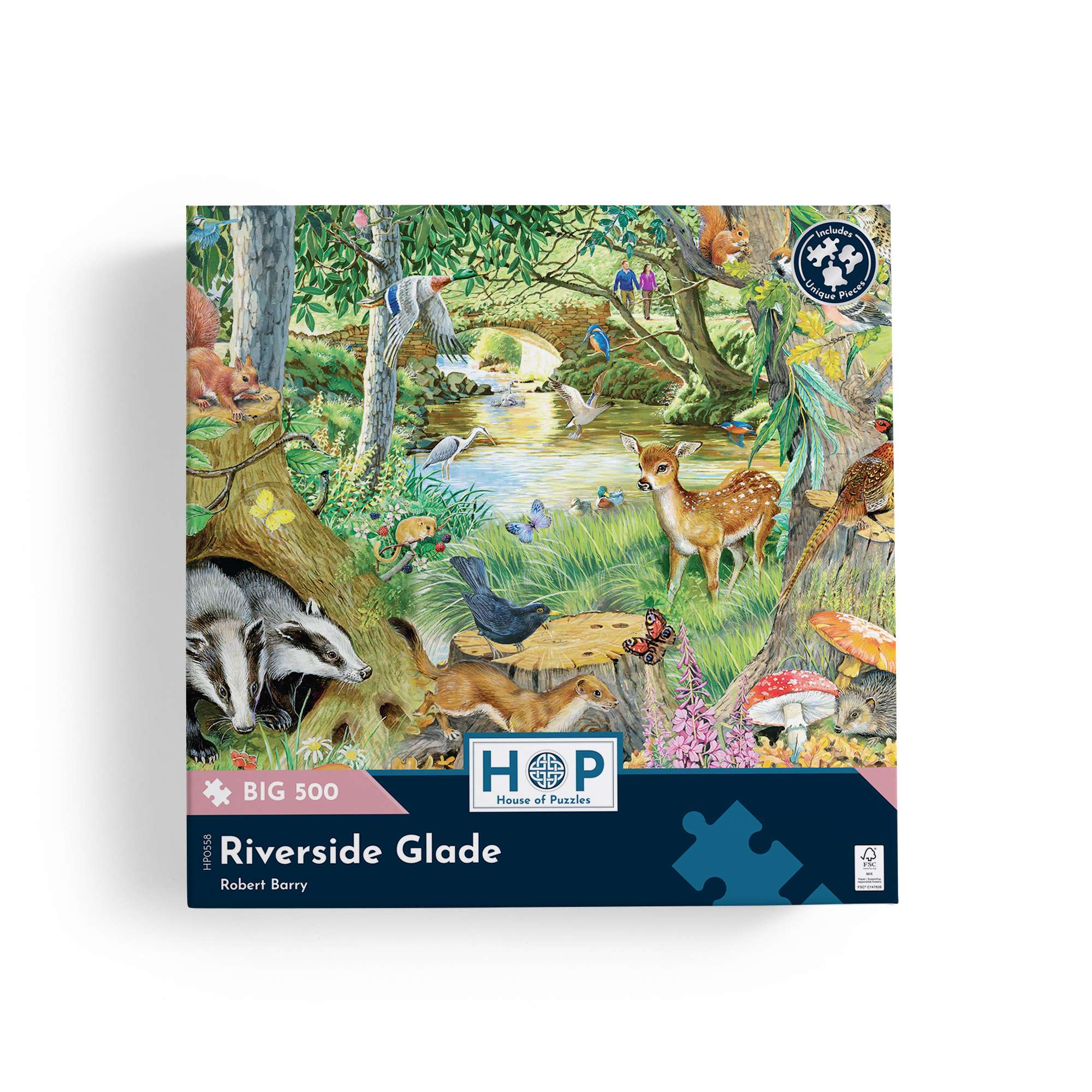 house-of-puzzles-riverside-glade-puzzle-500-pi-ces-xl-famille image 4