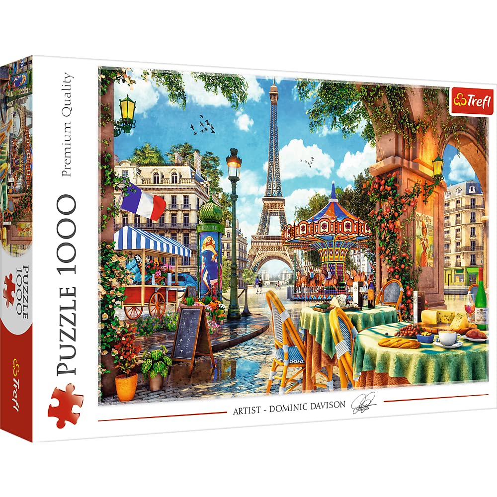 trefl-red-matin-parisien-puzzle-1000-pi-ces-tour-eiffel image 1