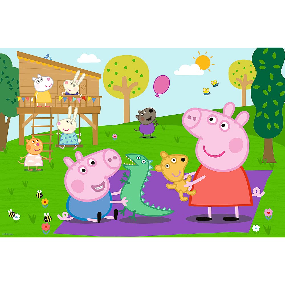 trefl-junior-peppa-pig-puzzle-60-xxl-super-shape-4-ans image 2