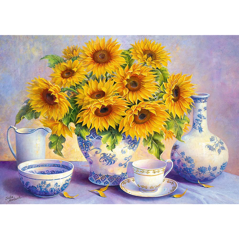 trefl-premium-plus-tournesols-puzzle-500-pi-ces-fleurs image 2