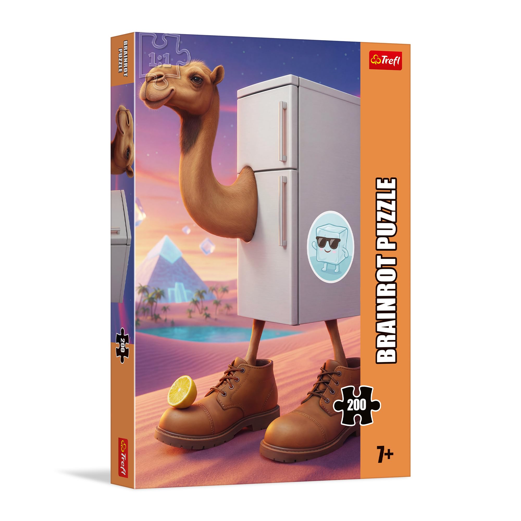 trefl-red-brainrots-chameau-puzzle-200-pi-ces-7-ans image 1
