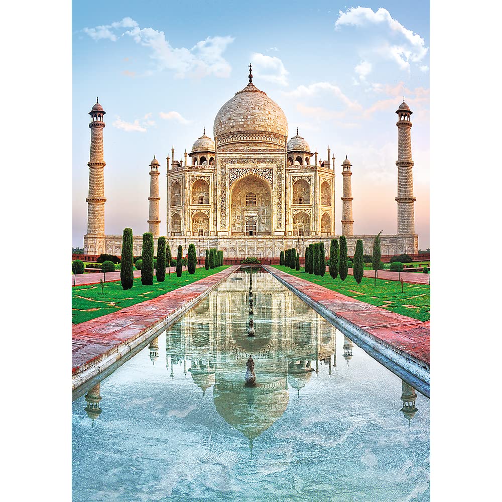 trefl-red-taj-mahal-puzzle-500-pi-ces-monument-inde image 2