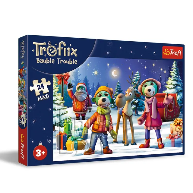 the-treflik-family-bonhomme-de-neige-puzzle-24-pi-ces-maxi-3-ans image 1