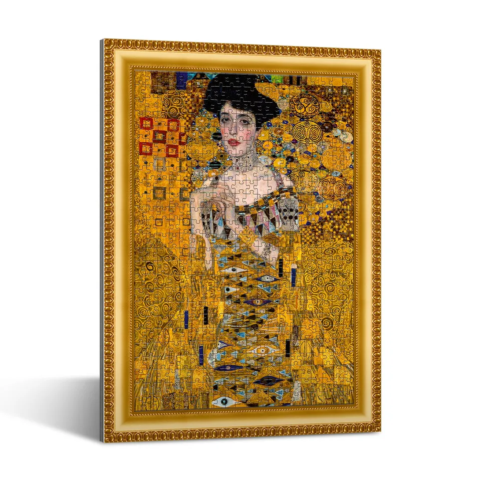 trefl-red-adele-bloch-bauer-i-puzzle-500-pi-ces-avec-cadre image 1