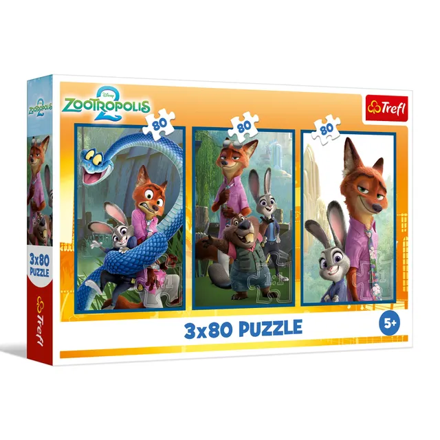 trefl-red-zootopia-2-puzzle-3x80-pi-ces-enfant-5-ans image 1